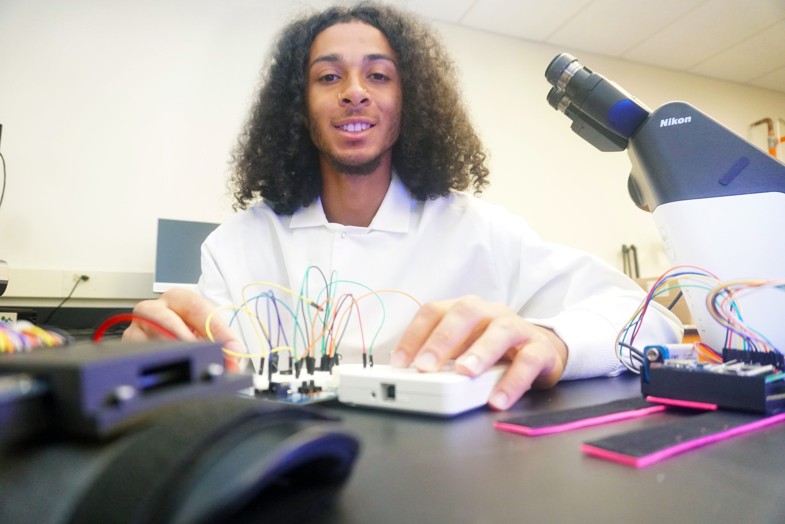 Stevenson University senior Jai Raccioppi was recently accepted to the Biomedical Engineering Ph.D. program at the University of Florida.