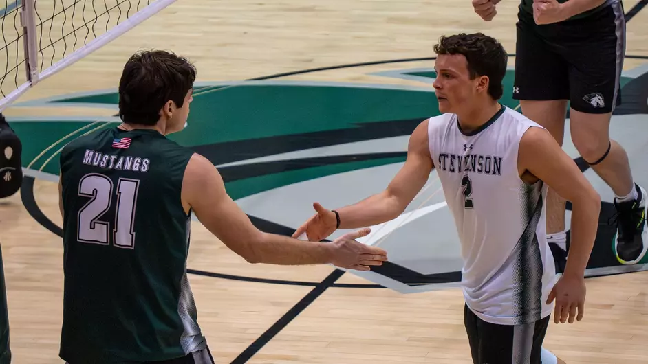 Stevenson Men’s Volleyball Downs Arcadia in Four Sets