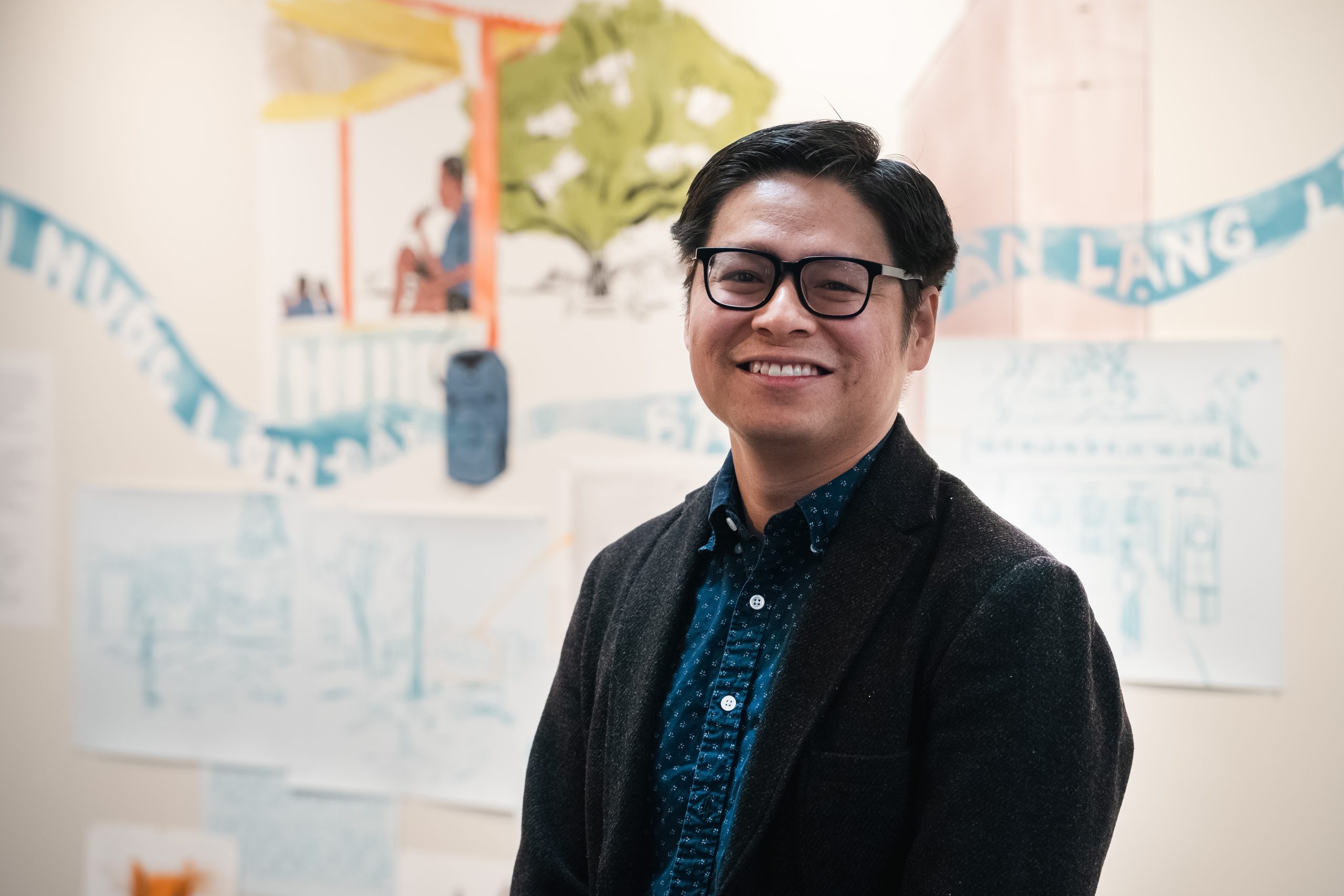 Stevenson Graphic Design Students Work with Accomplished Digital Artist